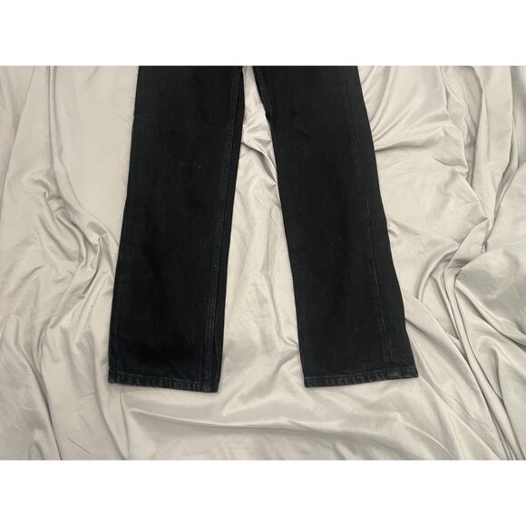 Reformation Black High-Rise Straight Leg Jeans - Size 26 (Runs Small) EUC - Picture 5 of 8